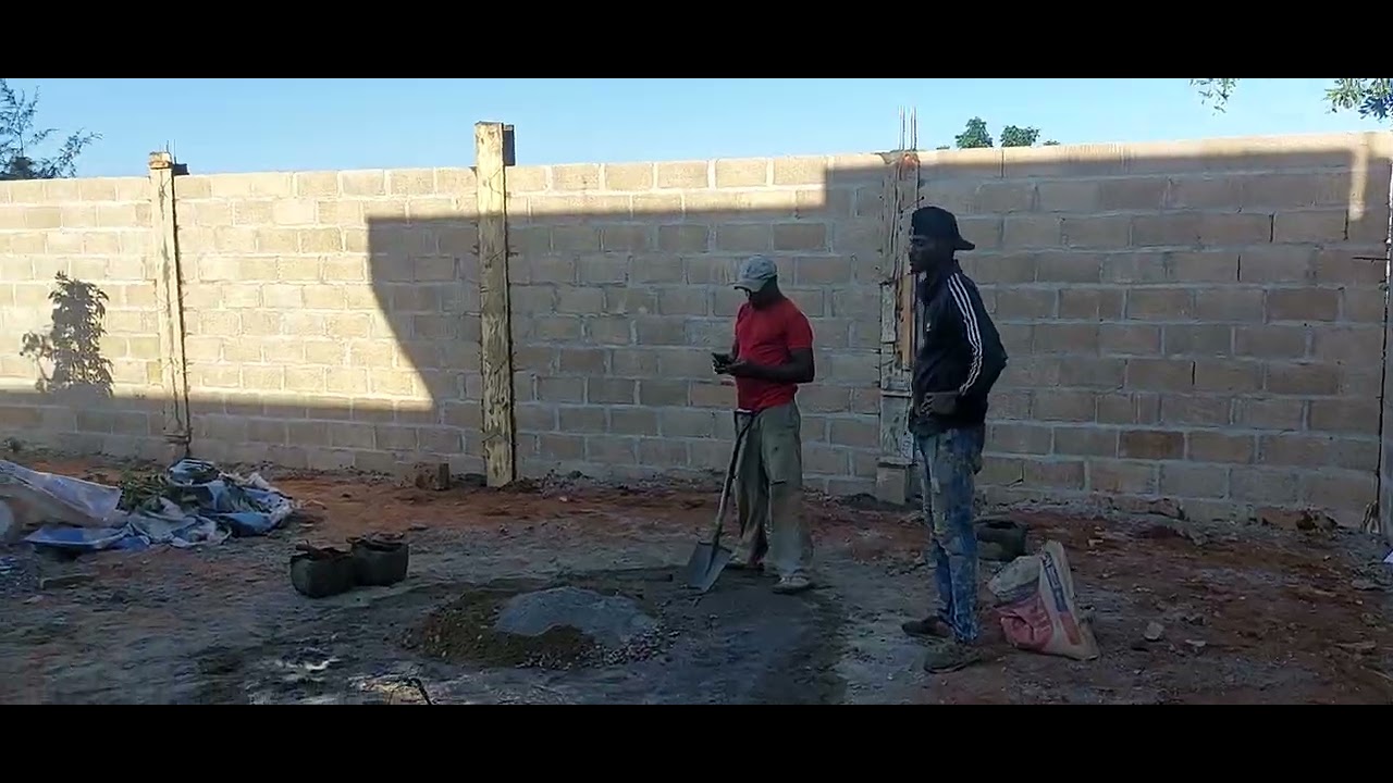 Projecto 1: Etapa 16.3 - Muro de vedação (enchimento de pilares)