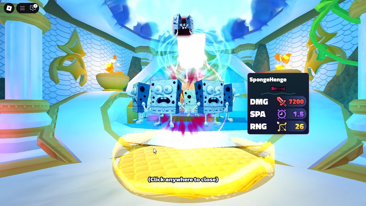 Spongehenge with secret formula is good...