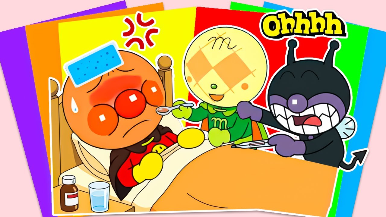 【癒しASMR】アンパンマンシールを飾ってはがす🍞💖Relaxing Sticker Peeling a Warm Caring Story with Anpanman & Friends!