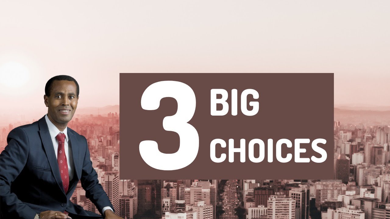 Three Big Choices - Dr. K. N. Jacob