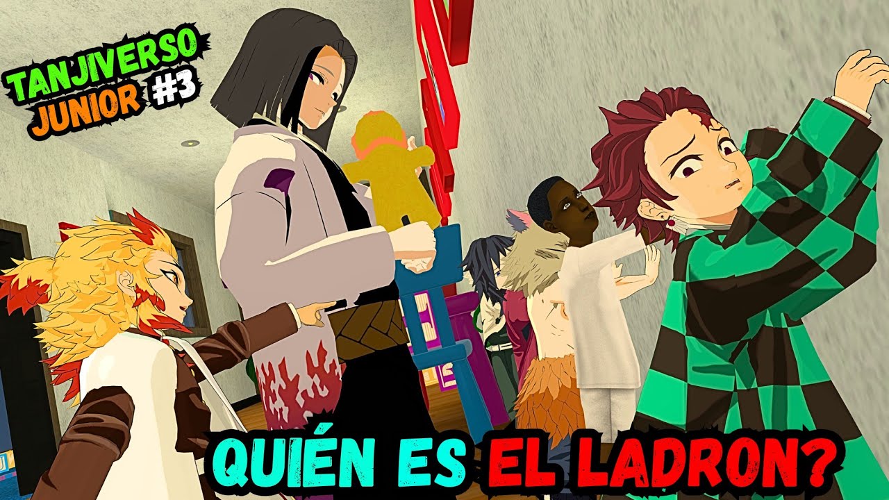 ¿Quién robó el juguete de Mitsuri? 🔍😱 (tanjiverso junior #3)