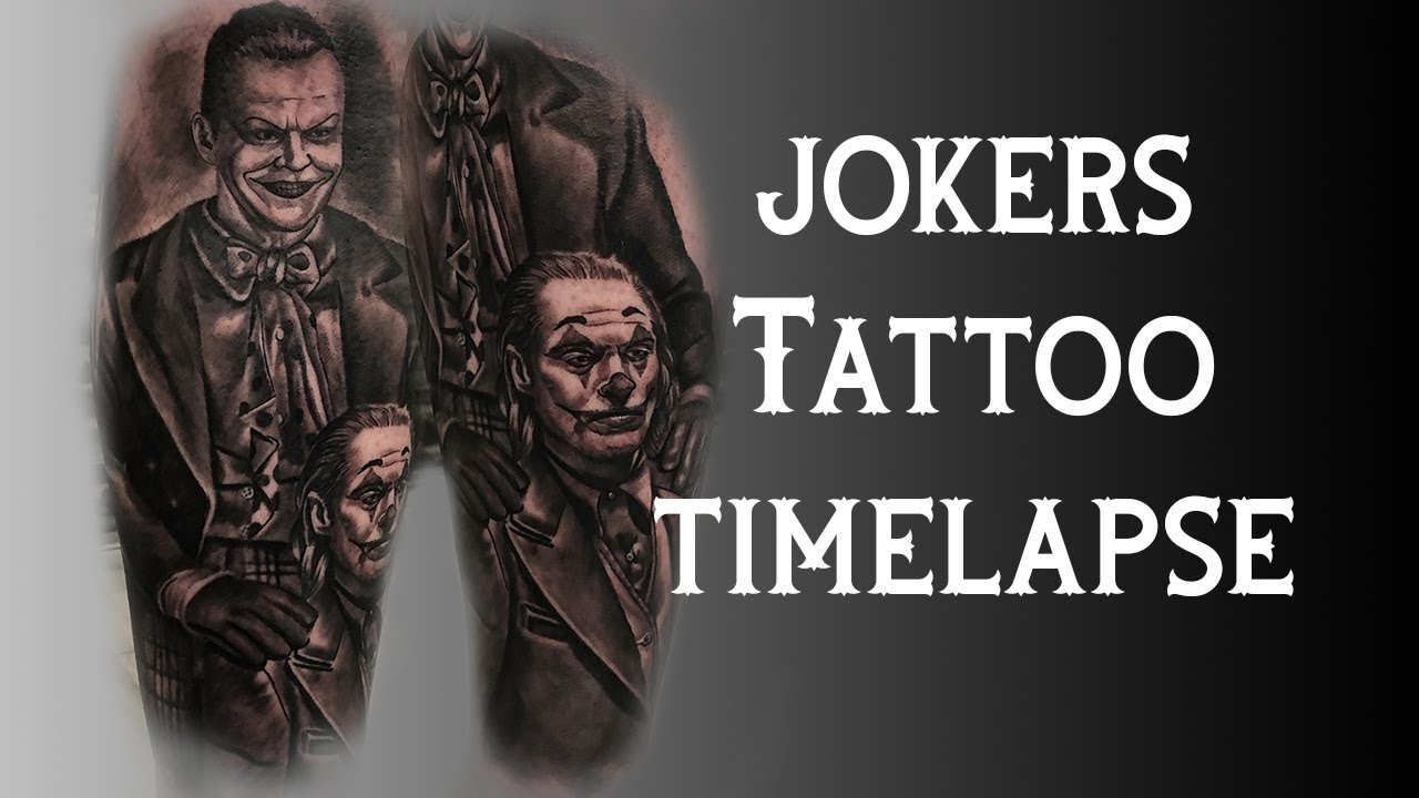 Jokers TATTOO TIMELAPSE with FK Irons XION!!!