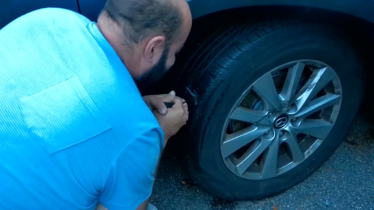 How to plug and repair a tire.