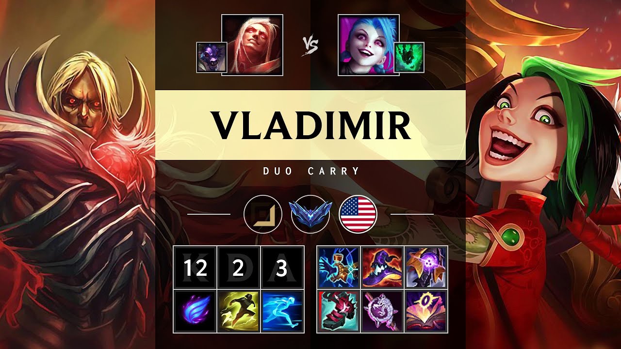 Vladimir Carry vs Jinx - NA Diamond Patch 25.20