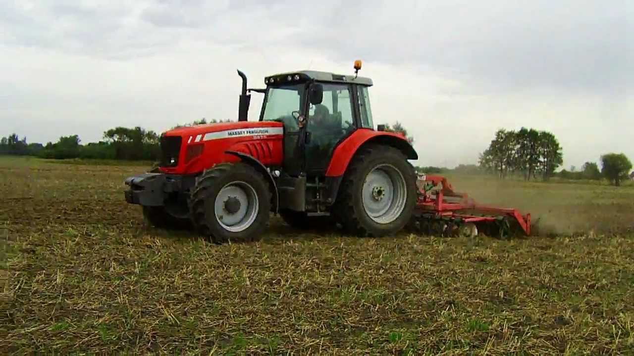 Talerzowanie 2012 & Massey Ferguson 5475 Dyna 4//Unia Ares TL 4m