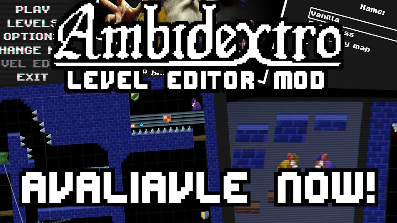 Ambidextro Level Editor Mod Release Trailer