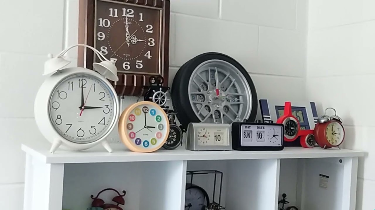 Clock Collection Time Lapse