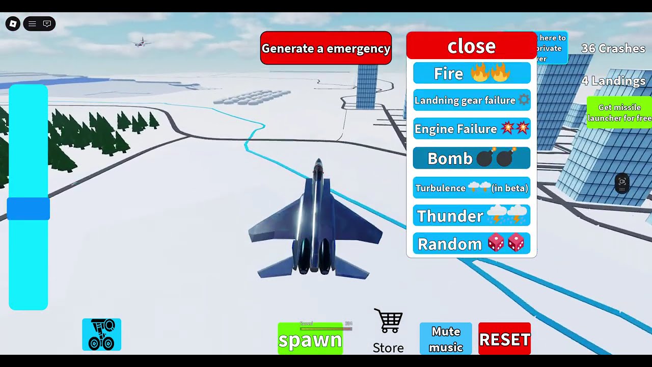 crasihng my plane