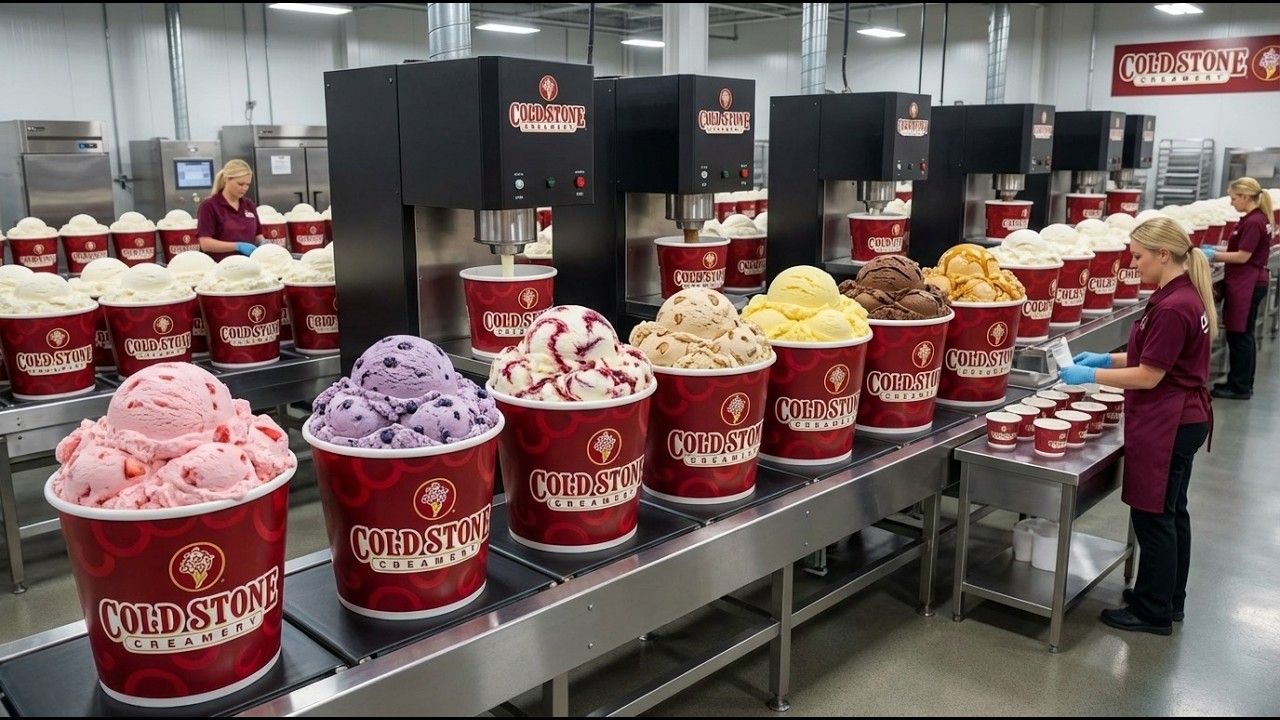 Cold Stone Creamery Factory | You Won't Believe How BIG This Ice Cream Production Scale is!