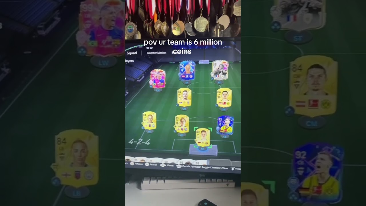 pov you’re team is 6 million coins