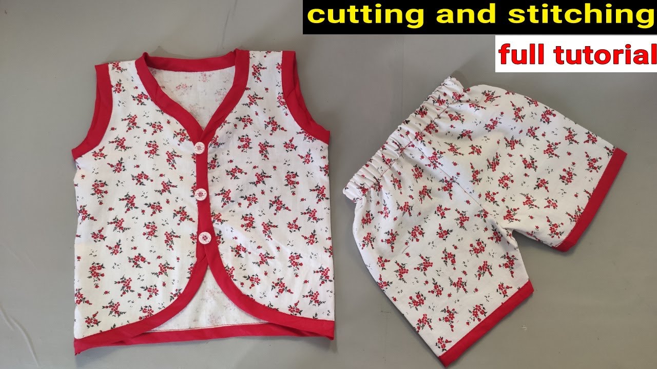 new born baby dress cutting and stitching | jhabla cutting and stitching | newborn baby dress making