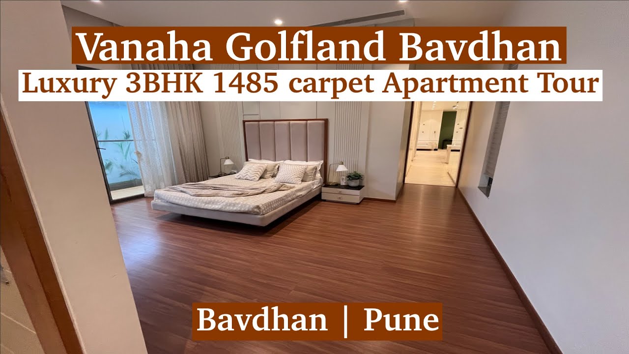 Vanaha Golfland Bavdhan | Luxury 3BHK 1485 Carpet Apartment in Pune | Near Oxford Golf Course 