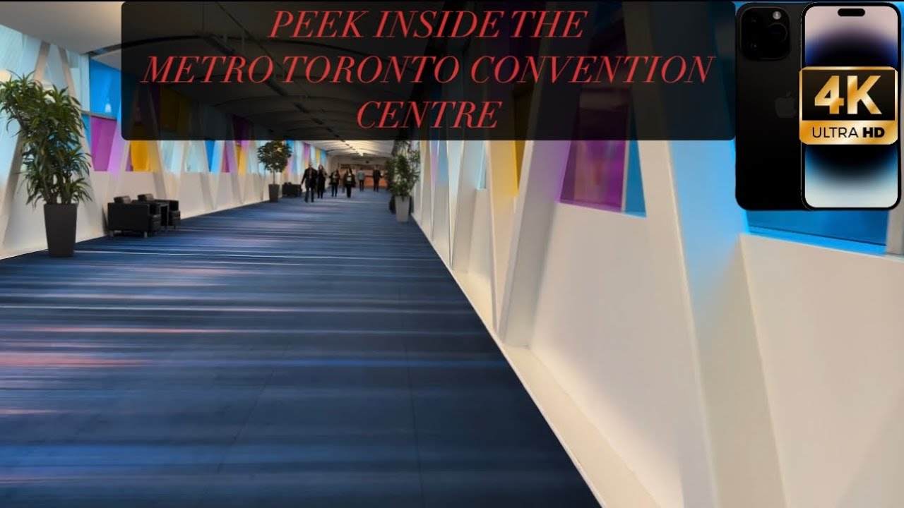 Tour of the Metro Toronto Convention Centre. Full Tour in the Future When I Attend an Event #explore