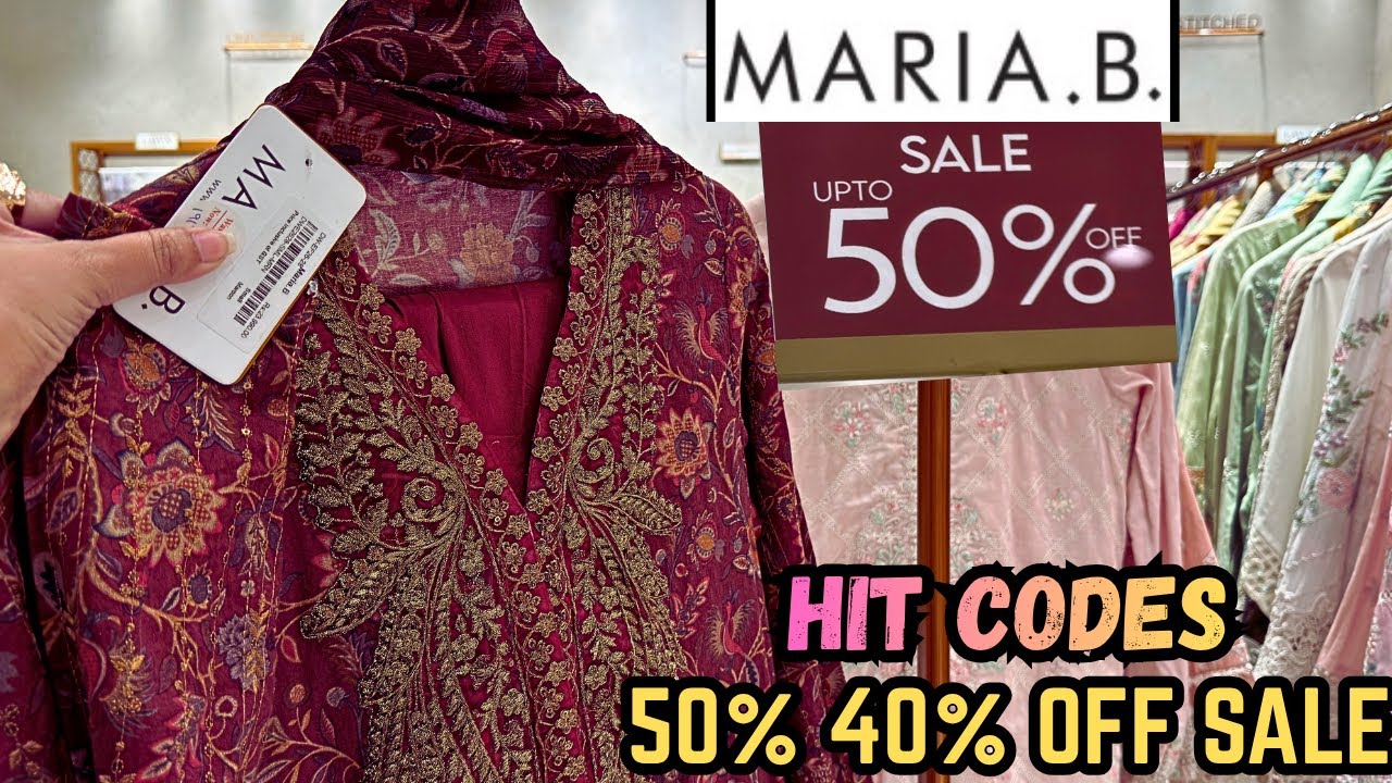 Maria.B FLAT 50%40% OFF SALE 🔥📣😱mariab Sale today 2026😍❤️📣