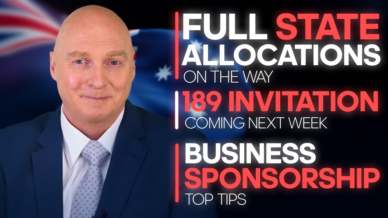 Australian Immigration News Nov 8. 189 Invitation round next week. 11 Tips for Employer Sponsorship