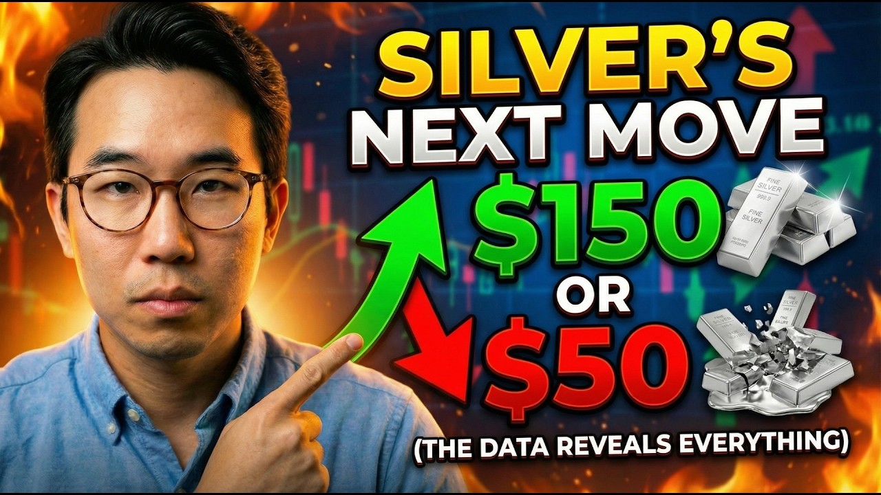 Silver's Next Move: $150 or $50? (The Data Reveals Everything) | John AG