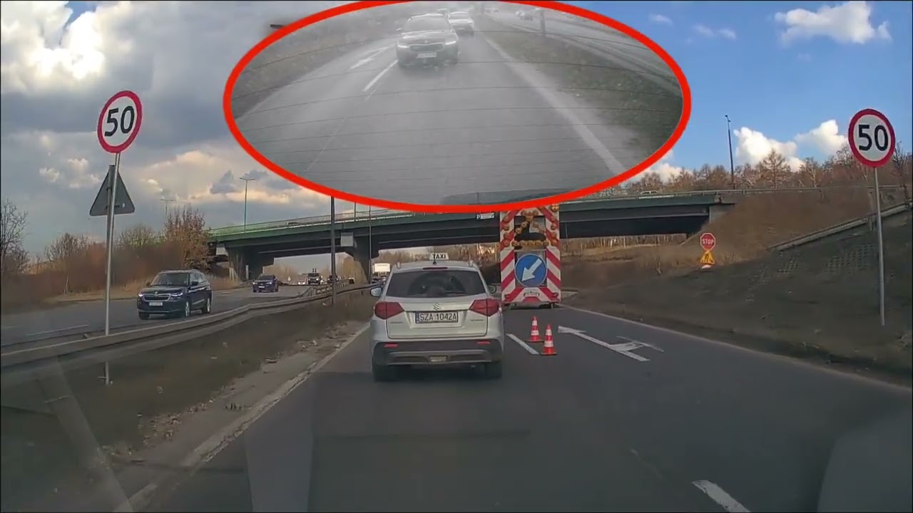 Na remontowanej DK94 w Sosnowcu 