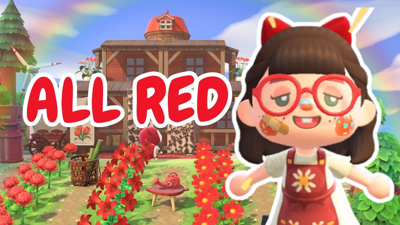 All RED build on my RAINBOW ISLAND!