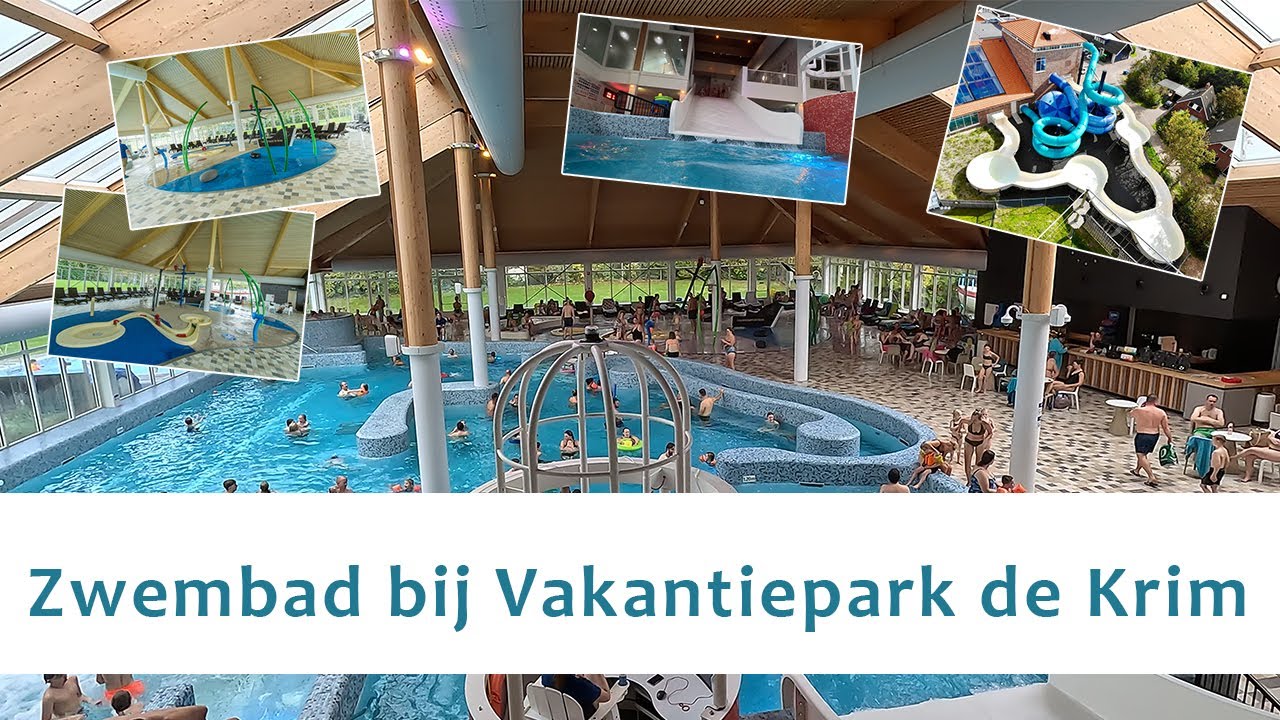 Vakantiepark De Krim zwembad, glijbanen en wildwaterbaan