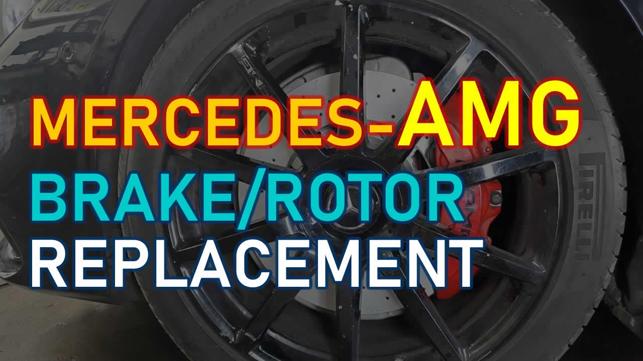 MERCEDES S63 AMG (W217,222) FRONT BRAKE AND ROTOR REPLACEMENT