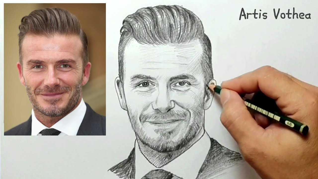 Drawing David Beckham