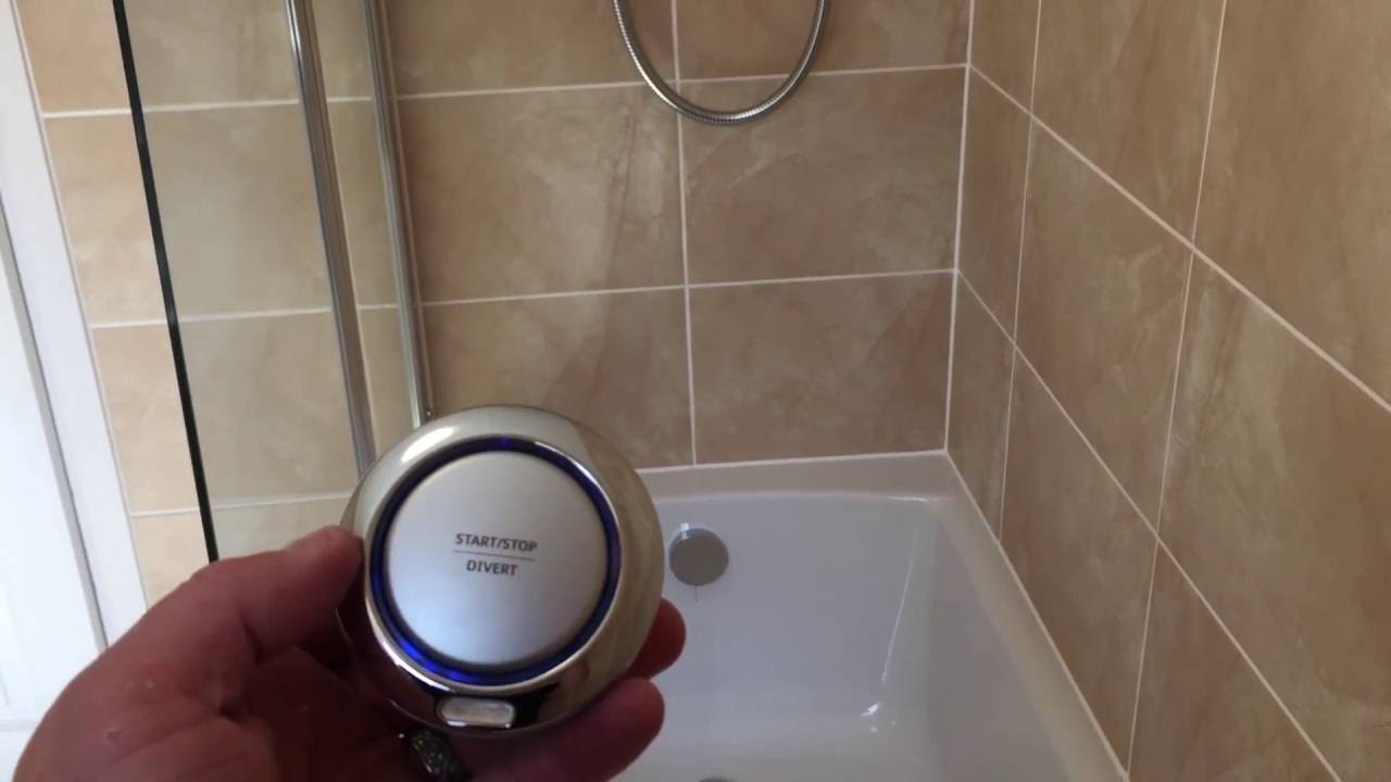 How an Aqualisa shower & bath filler work with remote