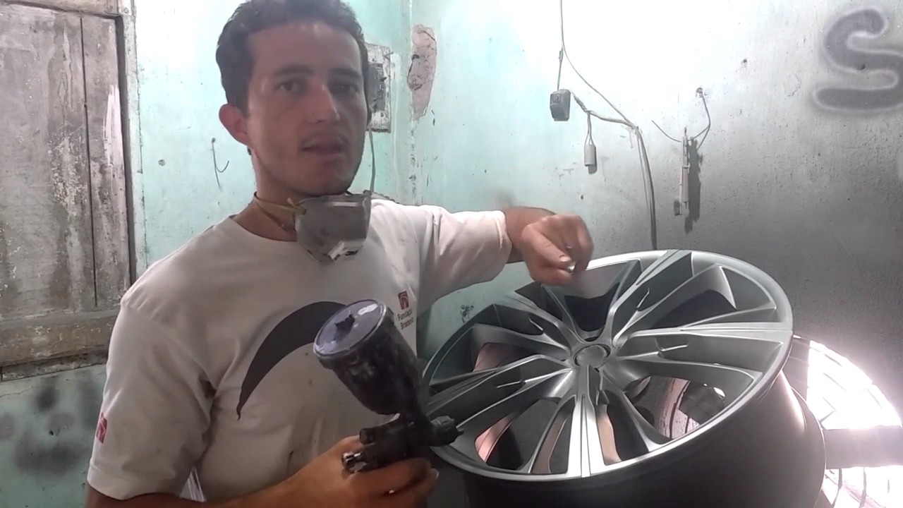 Tutorial como fazer Pintura com efeito de roda diamantada - Salão das Rodas