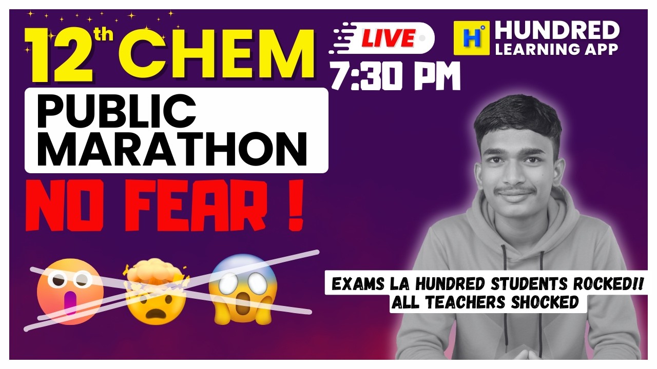 12th Chemistry Rapid Revision Public Exam 2026 #12th #chemistry #publicexam2026