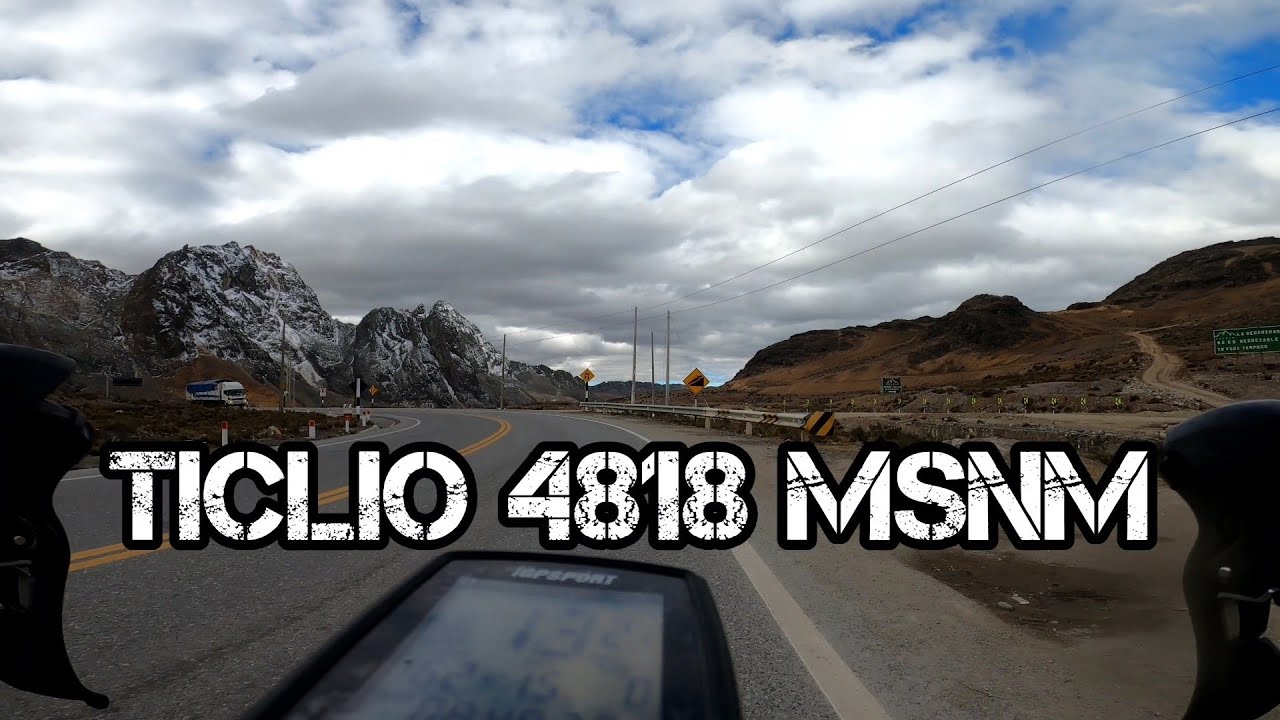 Ciclismo: Ruta a Ticlio (4818 msnm) en bicicleta (ida y vuelta) en un solo día 🚴‍♂️🥵💪🥶🏔️