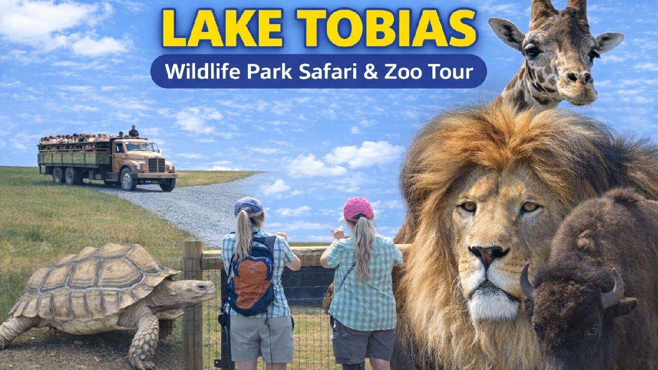 Lake Tobias Wildlife Park Open Air Safari Tour & Zoo Exhibits Halifax PA: Fun for ALL Ages!