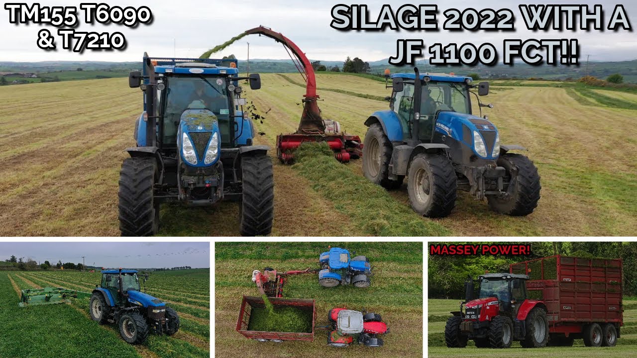 CHOPPING 1st CUT SILAGE with a JF-1100 Precision Chop Harvester!! ~ Cullinane Agri