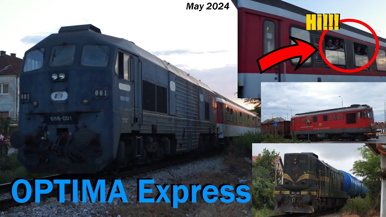 OPTIMA Express !!! Trains in May | Raillway line Nis - Dimitrovgrad