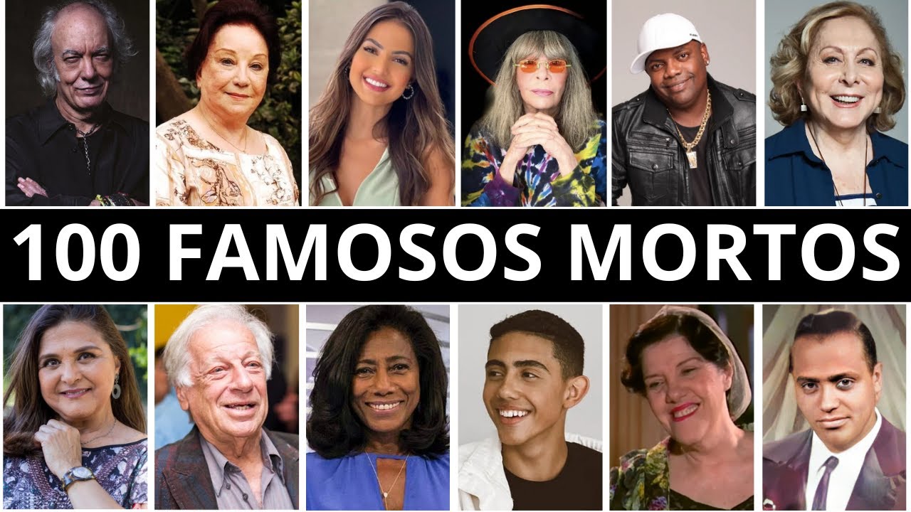 FAMOSOS E ATORES QUE MORRERAM NOS ÚLTIMOS 12 MESES
