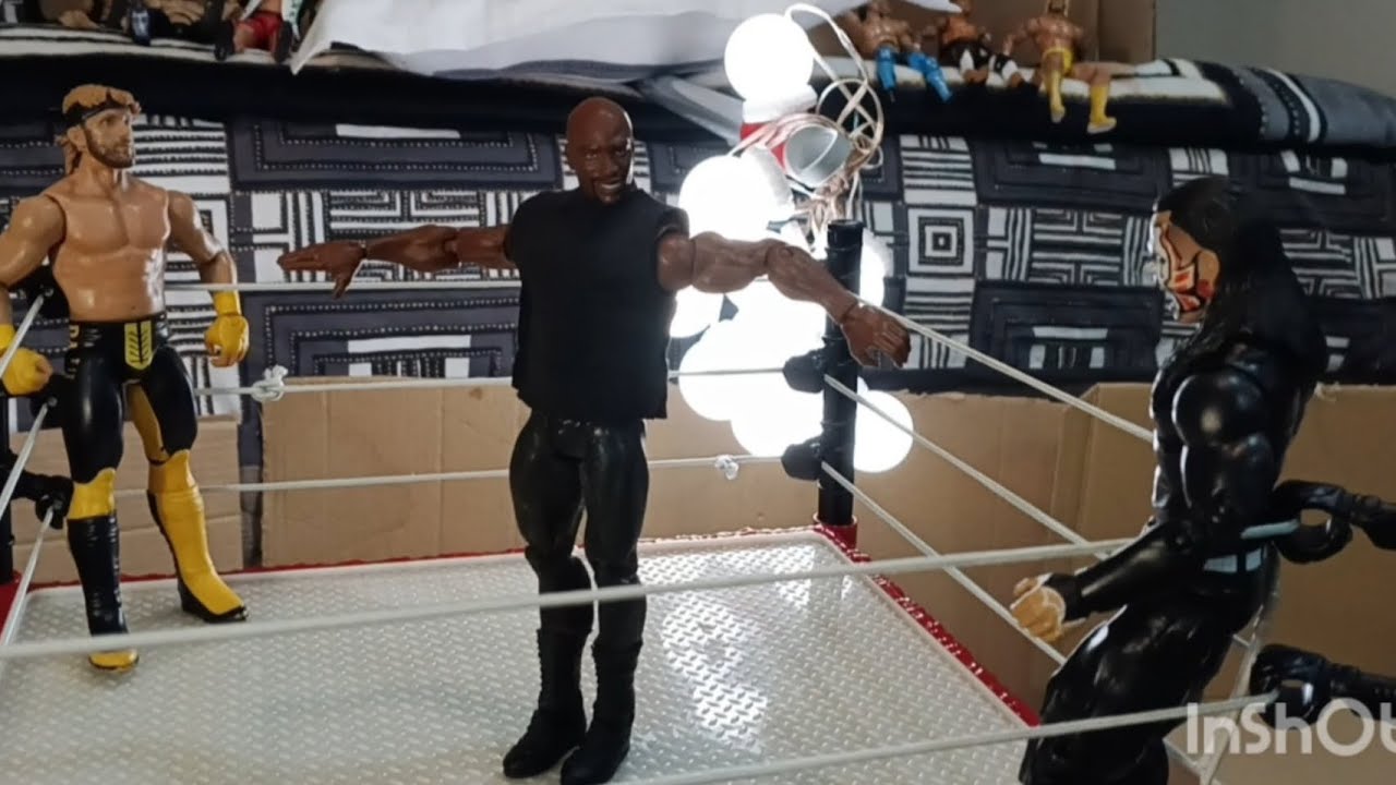 Jeff hardy vs Logan Paul vs a surprise superstar United States championship-action figure match