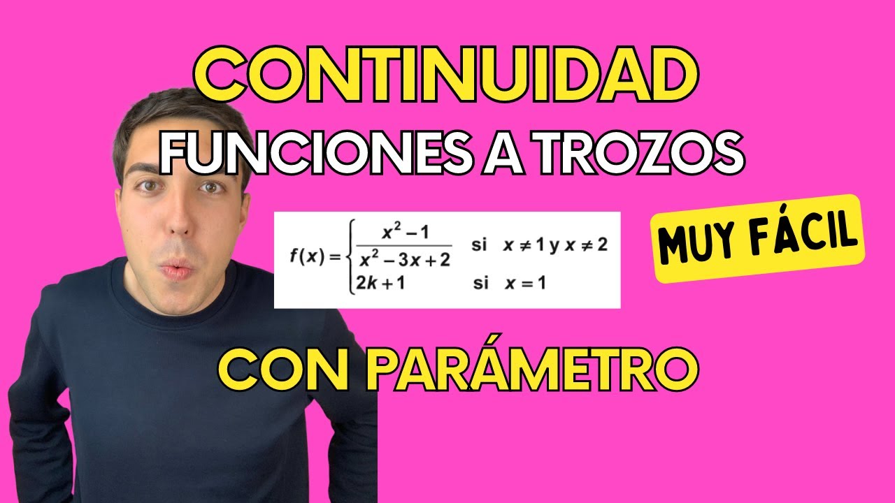 CONTINUIDAD de una Función CON PARÁMETRO [Funciones a trozos Continuas con Parámetros] ✅