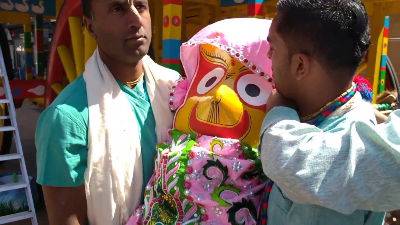 Subhadra is walking - Ratha Yatra 2018.07.22 - Birmingham UK