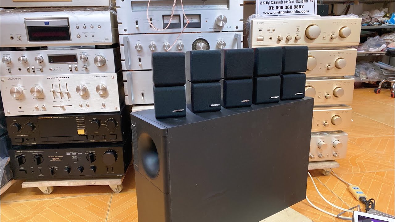 Loa bose nó chất thật Bose am10 chơi 40%loa xí ngầu mà vẫn tuyệt vời giá 11,8tr 1 bộ