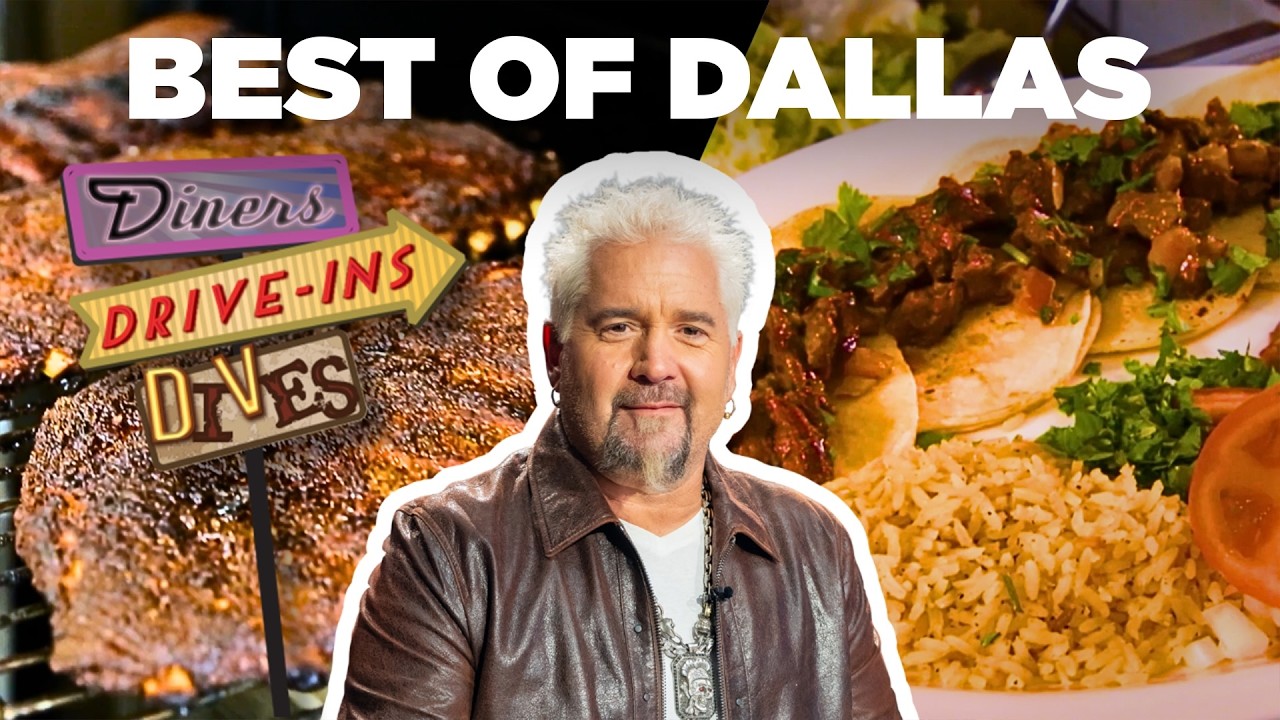 Top #DDD Videos in Dallas with Guy Fieri 🤠 | Diners, Drive-Ins and Dives | Food Network