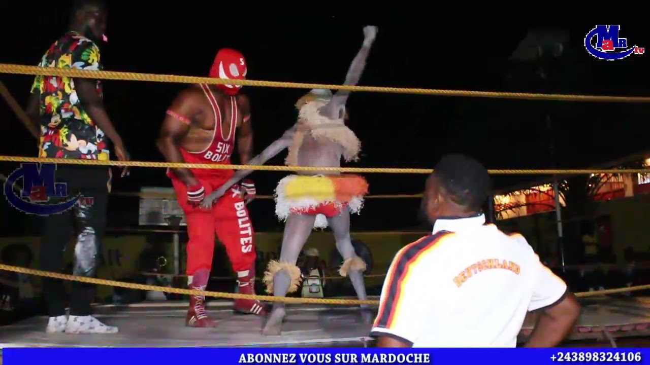 COMBAT DE CATCH CONGOLAIS AVEC SIX BOLITES VS OZANA ABONNEZ VOUS SUR VOTRE CHAÎNE