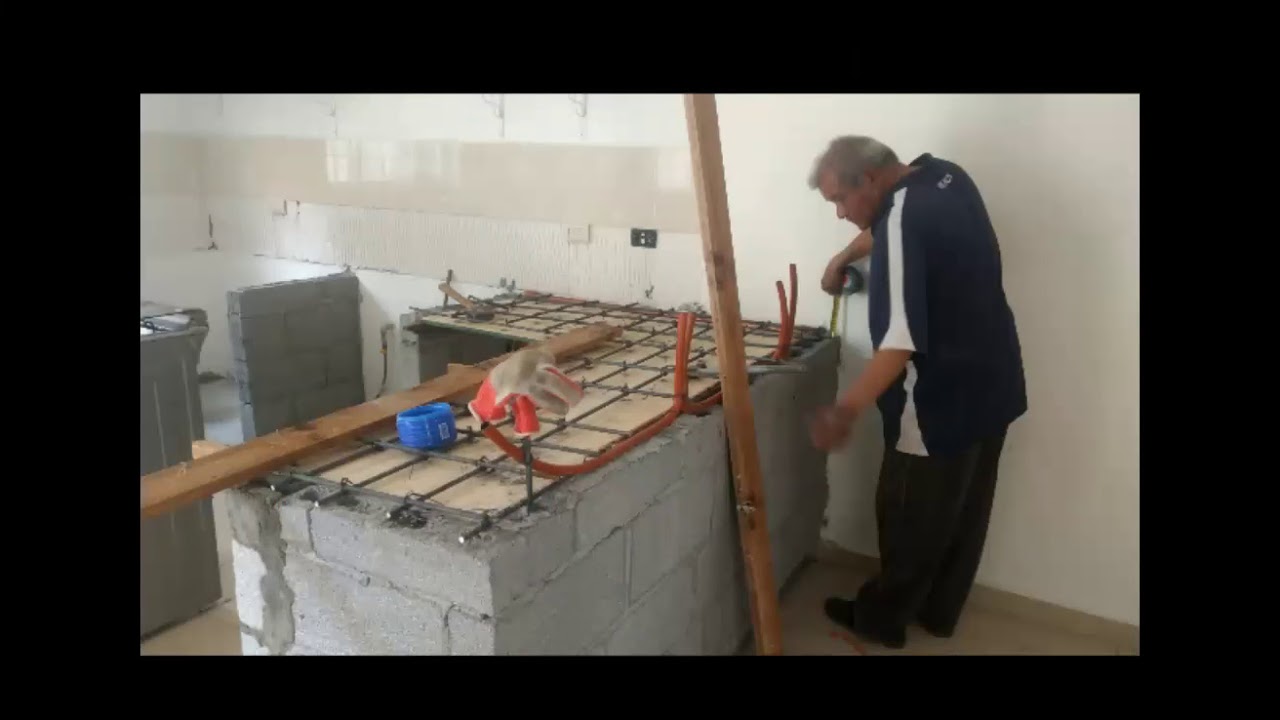 Cocina de concreto
