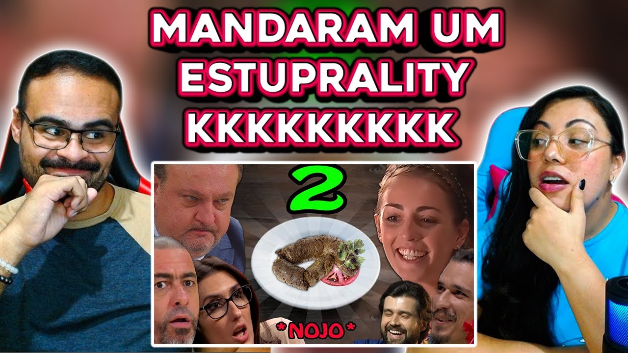 REACT Fala de tudo 🔴 Os Piores Pratos e Humilhações do MasterChef Brasil! PARTE 2! NOJENTO!
