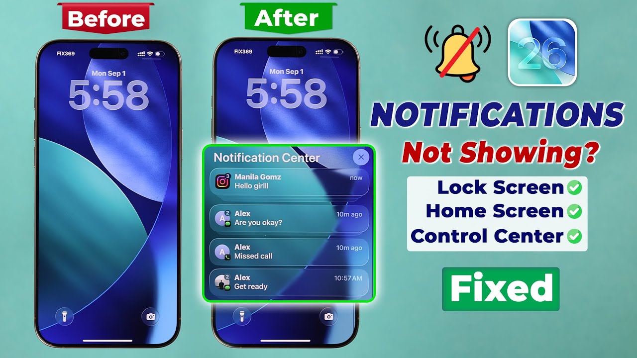 iOS 26: Notification Not Showing on iPhone? - Fix Not Working!