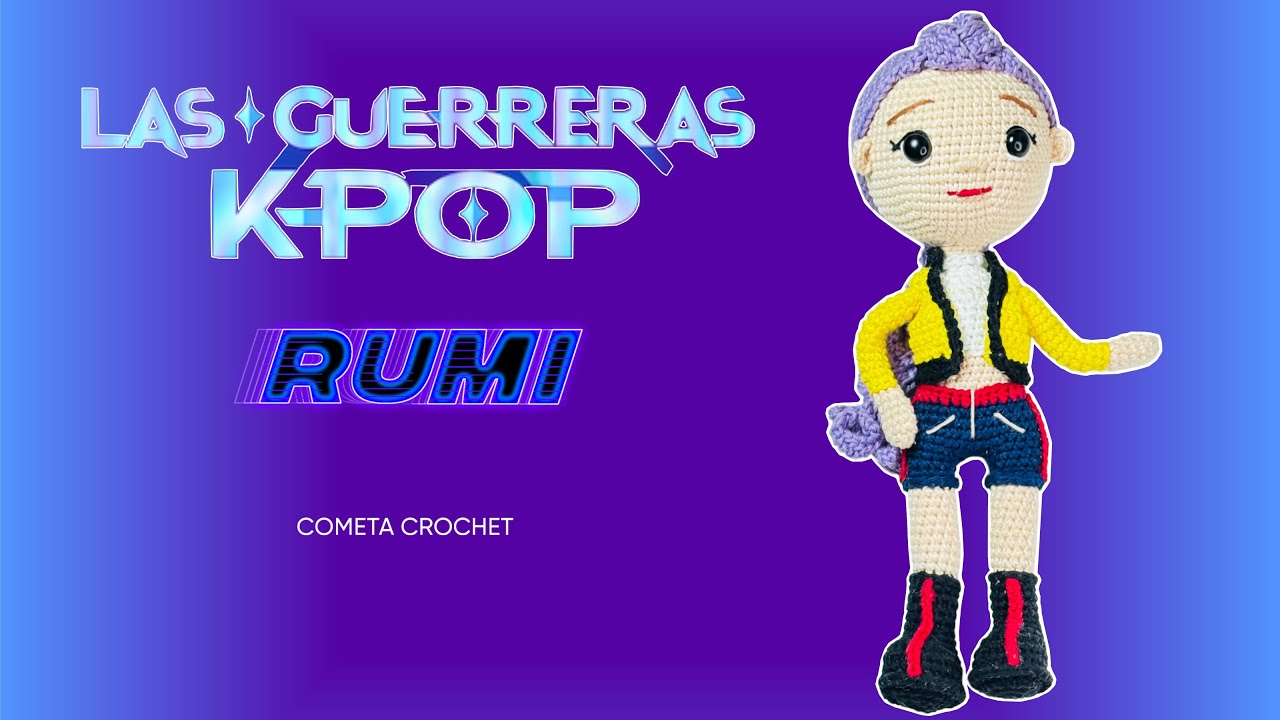 Rumi amigurumi / Demon Hunters / Tutorial paso a paso a crochet / Parte 3