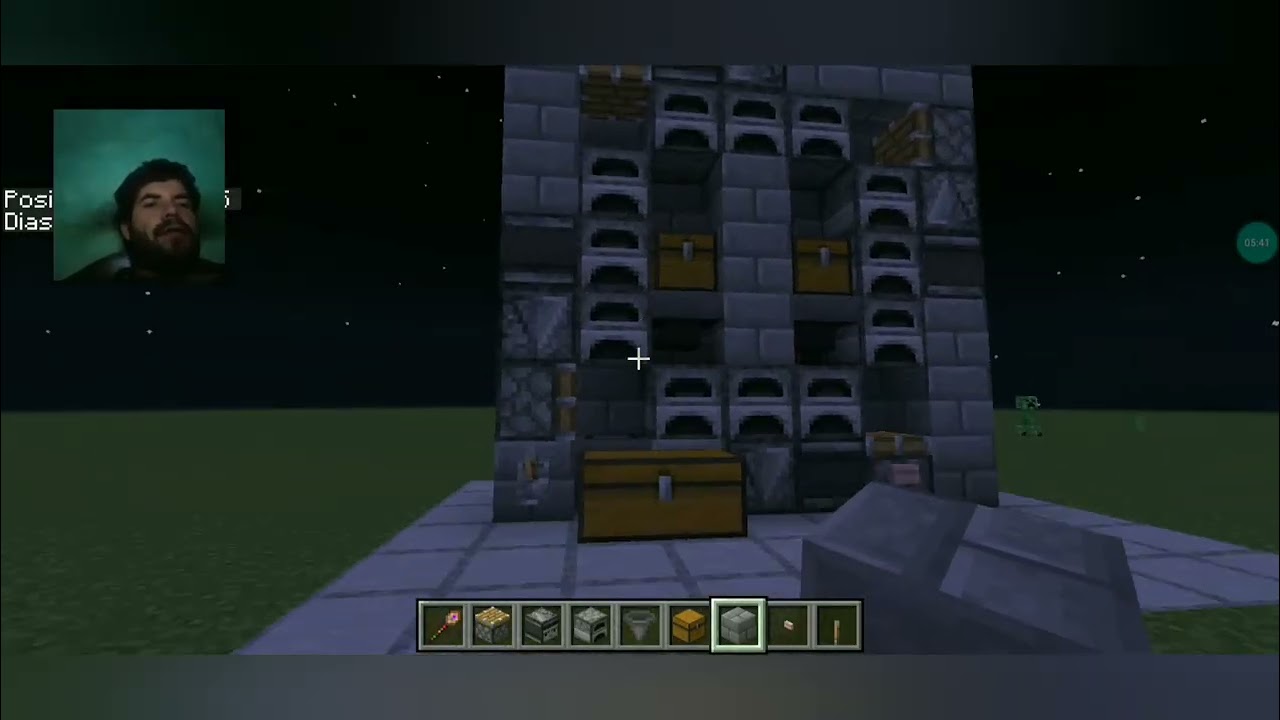 #minecraftgameplay 🔨MInecraft: Tutorial como fazer Fornalha Automática⚒️ #minecraftgameplay 