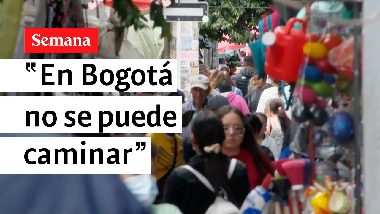 Esta es la realidad de los vendedores formales y los ambulantes en Bogotá