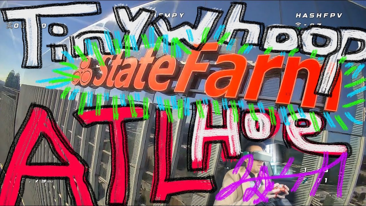 I almost CRASHED into STATEFARM (CADDX Ascent Firmware 16.5.7) #fpv #drone #atlanta #tinywhoop