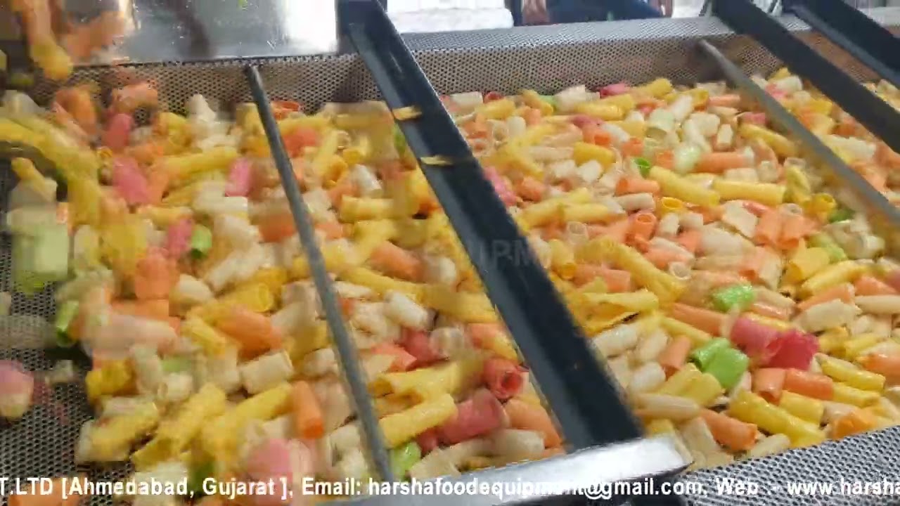 Fully Automatic Fryums Frying Line - HARSHA FOOD EQUIPMENT PVT.LTD