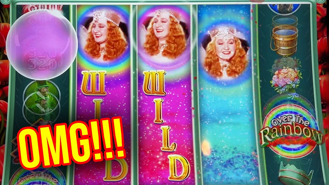 I SAW IT ALL! Wizard Of Oz Over The Rainbow Slot Machine!! NICE WINNING RUN!!