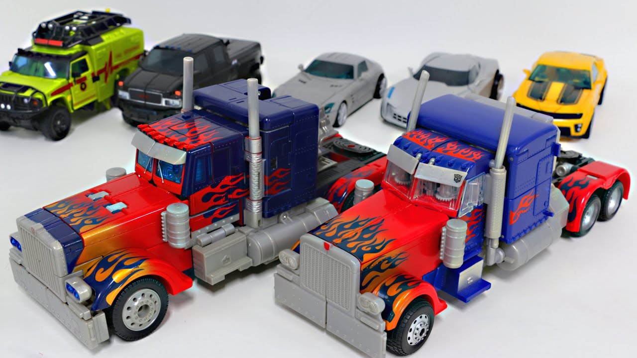 Transformers Optimus Prime Vehicle Robot Car Toys 트랜스포머 옵티머스 프라임 2대 자동차 장난감 로봇 변신 동영상