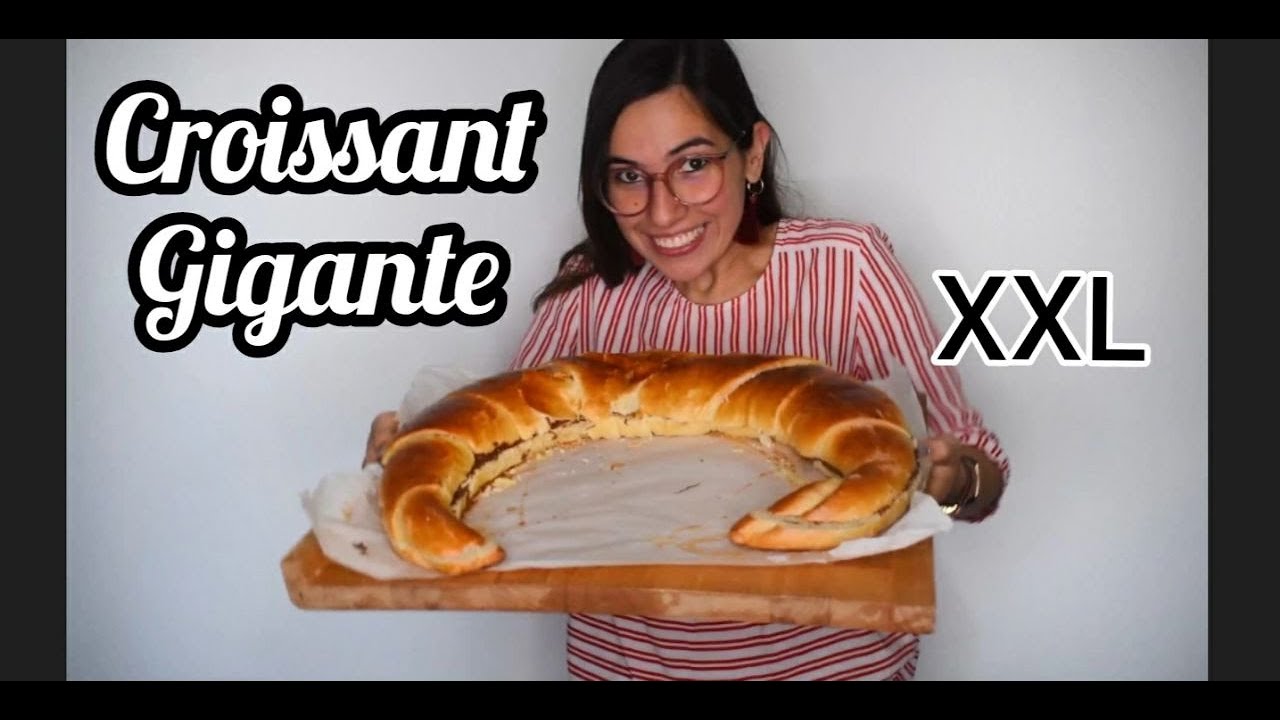 Preparamos un Croissant GIGANTE XXL - Cornetto GIGANTE XXL